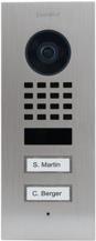 DoorBird D1102V Video-Zugangssystem Schwarz - Edelstahl (423866812) von DoorBird