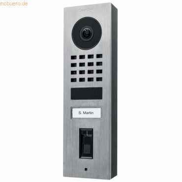 DoorBird DoorBird D1101FV IP Video Türstation Fingerprint 50, Edels.V2 von DoorBird