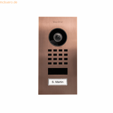 DoorBird DoorBird D1101V Edelstahl V4A, gebürstet, aufputz, Bronze von DoorBird