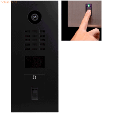 DoorBird DoorBird D2101FV IP Video Türstation Fingerprint 50, RAL 9011 von DoorBird