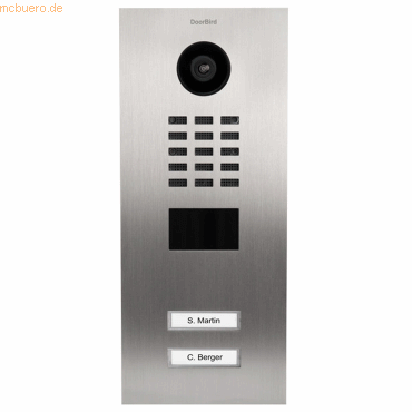 DoorBird DoorBird D2102V IP Türstation Edelstahl V4A von DoorBird