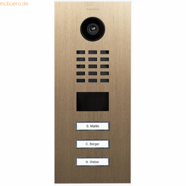DoorBird DoorBird D2103V IP Telefon Echtes Messing brüniert von DoorBird
