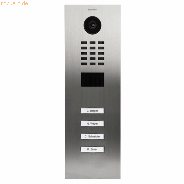 DoorBird DoorBird D2104V IP Video Türstation V2A Edelstahl DoorBird DoorBird D2104V IP Video Türstation V2A Edelstahl von DoorBird