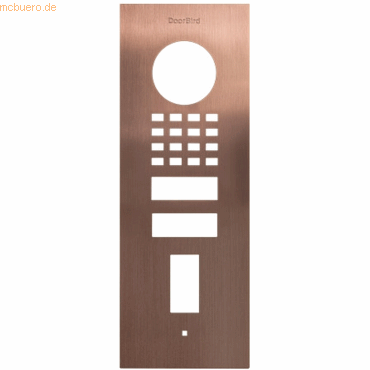 DoorBird DoorBird Frontblende D1101FV Fingerpr. Edels., Bronze, Unterp von DoorBird