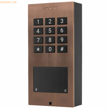 DoorBird DoorBird IP Zutrittskontrollsys. A1121 Aufputz Edelst. Bronze DoorBird DoorBird IP Zutrittskontrollsys. A1121 Aufputz Edelst. Bronze von DoorBird
