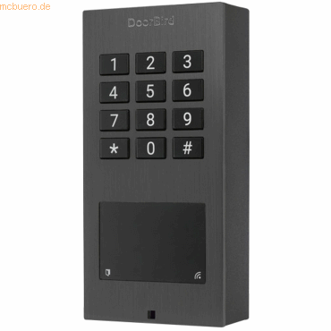 DoorBird DoorBird Zutrittskontrollsys. A1121 Aufputz Edelst. Titan DoorBird DoorBird Zutrittskontrollsys. A1121 Aufputz Edelst. Titan von DoorBird