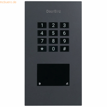 DoorBird DoorBird Zutrittskontrollsys. A1121 Unterp. Edelst., RAL 7016 DoorBird DoorBird Zutrittskontrollsys. A1121 Unterp. Edelst., RAL 7016 von DoorBird