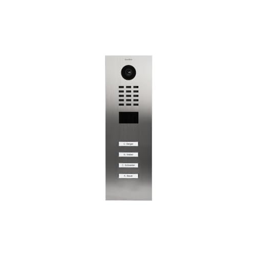 Doorbird - D2104V-V2-SA - Video-Türsprechanlage IP 4 Klingeln mit RFID-Ausweisleser Edelstahl - Aufputzmontage Doorbird - D2104V-V2-SA - Video-Türsprechanlage IP 4 Klingeln mit RFID-Ausweisleser Edelstahl - Aufputzmontage von DoorBird