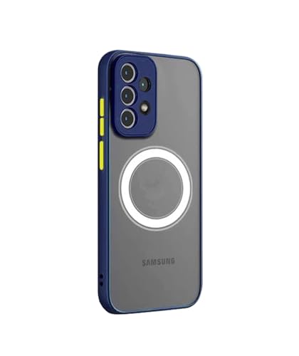 Doowear Schutzhülle für Galaxy A23 5G, magnetisch, kompatibel mit Magsafe, kabellos, kratzfest, stoßfest, matt, klar, vollständiger Kameraschutz, schlank, dünn, Handyhülle für Samsung Galaxy A23 5G von Doowear