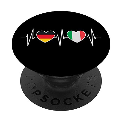 Deutschland und Italien Italienisch Flaggen Flaggen Patriot PopSockets mit austauschbarem PopGrip von Doppelte Staatsbürgerschaft Kleidung und Geschenke