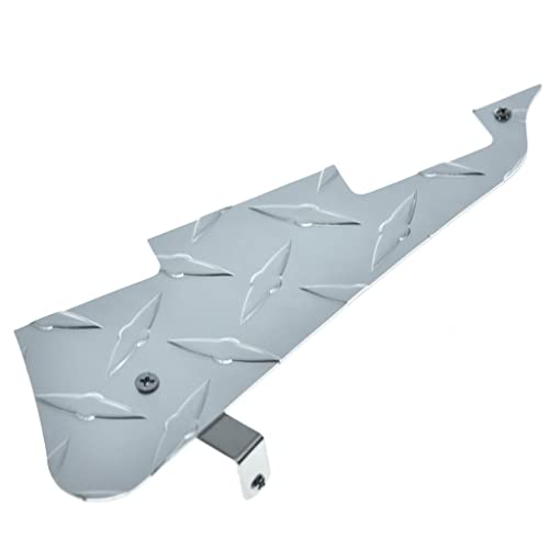 Dopro Diamond Plate LP E-Gitarre Schlagbrett Metall Aluminium Kratzplatte mit Chromstahlhalterung und Befestigungsschrauben für USA Les Paul Silber Dopro Diamond Plate LP E-Gitarre Schlagbrett Metall Aluminium Kratzplatte mit Chromstahlhalterung und Befestigungsschrauben für USA Les Paul Silber von Dopro