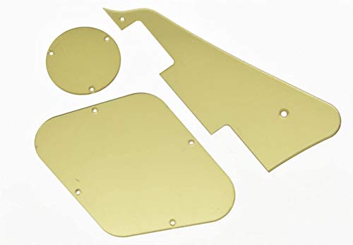 Dopro Gold Mirror LP Pickguard Rückplatte Schalter Hohlraumabdeckungen für USA Gibson Les Paul von Dopro