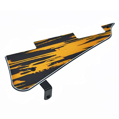 Dopro LP Gitarre Pickguard und LP Edelstahl Halterung mit schwarzen Stahl-Befestigungsschrauben für USA Les Paul TawnyStripe Dopro LP Gitarre Pickguard und LP Edelstahl Halterung mit schwarzen Stahl-Befestigungsschrauben für USA Les Paul TawnyStripe von Dopro