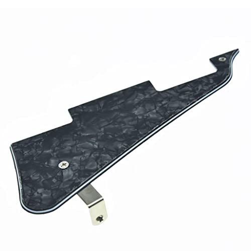 Dopro LP Gitarren-Schlagbrett und LP-Edelstahl-Halterung mit Befestigungsschrauben aus Nickelstahl für USA Les Paul Black Pearl Dopro LP Gitarren-Schlagbrett und LP-Edelstahl-Halterung mit Befestigungsschrauben aus Nickelstahl für USA Les Paul Black Pearl von Dopro