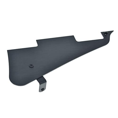 Dopro Metal LP Gitarre Schlagbrett Aluminium Schlagbrett mit schwarzer Edelstahlhalterung und Stahlbefestigungsschrauben für USA Gibson Les Paul schwarz Dopro Metal LP Gitarre Schlagbrett Aluminium Schlagbrett mit schwarzer Edelstahlhalterung und Stahlbefestigungsschrauben für USA Gibson Les Paul schwarz von Dopro