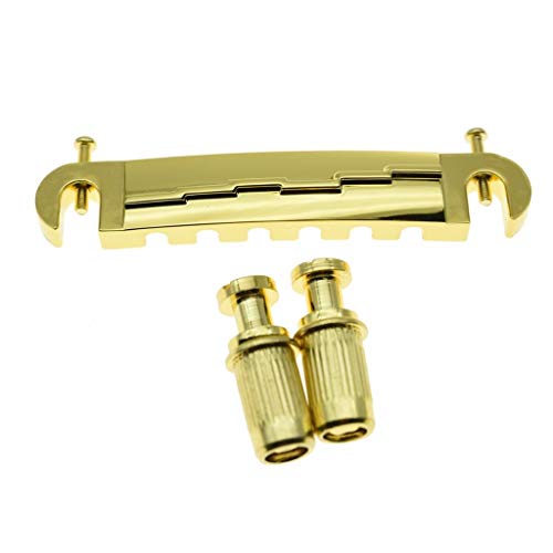 Gold E-Gitarre Wrap Around Bridge Saitenhalter für Les Paul LP Junior von Dopro