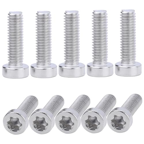 10 Stück Torx-Schrauben, robuste Spline-Schrauben aus Edelstahl, praktisches Zubehör für Kettensägen-Rasentrimmer-Gebläse, Kettensägen-Zubehör, Schraubengebläse- von Dorccsi