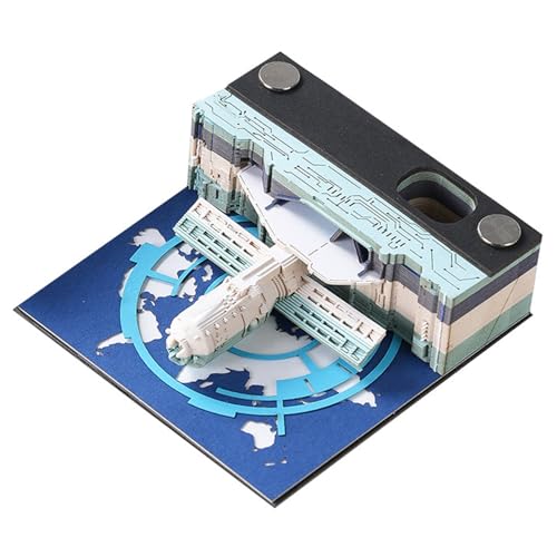 Artsy Pads, Flugzeug 3D -Memo -Pad mit wöchentlichem Kalender, 90 Blätter 3D Flugzeugform Art Stick Note mit Stifthalter 3D -Kalender 2024 3D -Memo -Pad -Kalender 2024 für Home Office Desktop Dekor G Artsy Pads, Flugzeug 3D -Memo -Pad mit wöchentlichem Kalender, 90 Blätter 3D Flugzeugform Art Stick Note mit Stifthalter 3D -Kalender 2024 3D -Memo -Pad -Kalender 2024 für Home Office Desktop Dekor G von Dorccsi