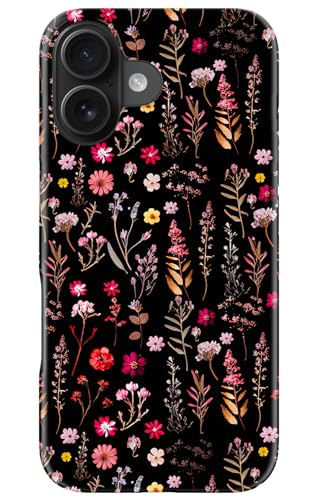 DorisMax Schutzhülle für iPhone 16 Plus, kompatibel mit kabellosem Laden, doppellagige Hartschale und Silikonhülle, stoßfeste Schutzhülle mit niedlichen Designs für Damen, bunte Wildblumen DorisMax Schutzhülle für iPhone 16 Plus, kompatibel mit kabellosem Laden, doppellagige Hartschale und Silikonhülle, stoßfeste Schutzhülle mit niedlichen Designs für Damen, bunte Wildblumen von DorisMax