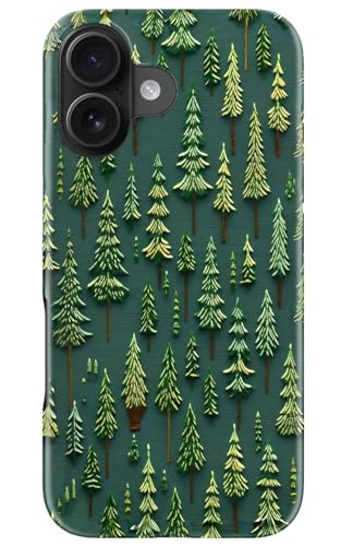 DorisMax Schutzhülle für iPhone 16 Plus – kabelloses Laden kompatibel – zweilagige Hartschale + Silikonhülle – stoßfeste Schutzhülle mit niedlichen Designs für Frauen – bestickter Wald DorisMax Schutzhülle für iPhone 16 Plus – kabelloses Laden kompatibel – zweilagige Hartschale + Silikonhülle – stoßfeste Schutzhülle mit niedlichen Designs für Frauen – bestickter Wald von DorisMax