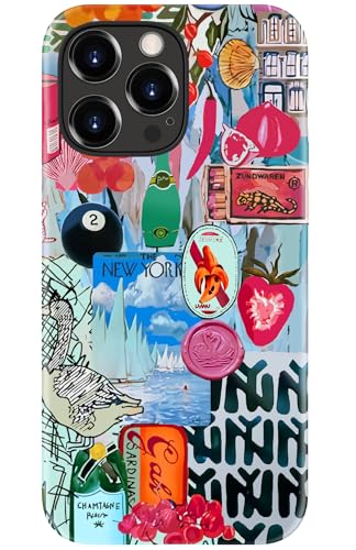 DorisMax Schutzhülle für iPhone 16 Pro Max – kompatibel mit kabellosem Laden – zweilagige Hartschale + Silikonhülle – stoßfeste Schutzhülle mit niedlichen Designs für Frauen – Western-Sommer-Collage DorisMax Schutzhülle für iPhone 16 Pro Max – kompatibel mit kabellosem Laden – zweilagige Hartschale + Silikonhülle – stoßfeste Schutzhülle mit niedlichen Designs für Frauen – Western-Sommer-Collage von DorisMax