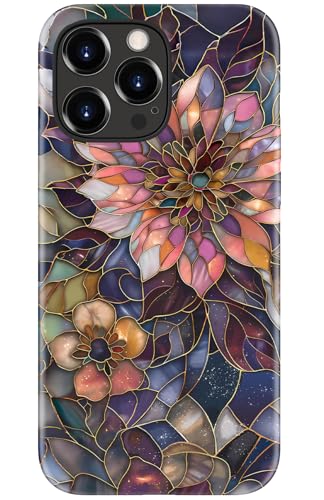 DorisMax Schutzhülle für iPhone 16 Pro – kabelloses Laden kompatibel – zweilagige Hartschale + Silikonhülle – stoßfeste Schutzhülle mit niedlichen Designs für Frauen – Blühende lila Blume DorisMax Schutzhülle für iPhone 16 Pro – kabelloses Laden kompatibel – zweilagige Hartschale + Silikonhülle – stoßfeste Schutzhülle mit niedlichen Designs für Frauen – Blühende lila Blume von DorisMax