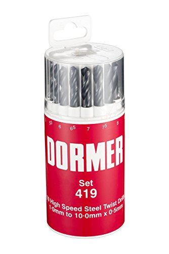 Dormer Jobber Drill Set, Set of 19 von Dormer Pramet