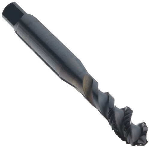 Dormer E003M6 Serie E003 HSS-E-PM Spiralflöte Maschinengewindebohrer metrisch mit dampfgehärteter Oberfläche, ISO-Standard, M6 x 1,00 mm Gewinde, 66 mm Länge von Dormer