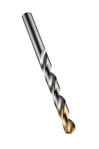 Dormer Spiralbohrer DIN 338 TypN A002 D.9/16 " HSS profilgeschl.Blank/TiN von Dormer