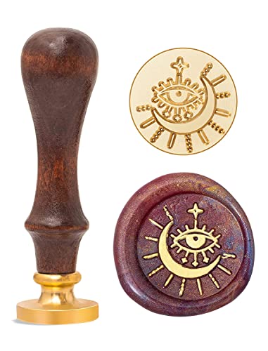 Wicca Wachssiegel Stempel, Magie Sealing Stamper mit Geschenk-Box für Briefumschlag Hexerei Einladungskarte Wicca Wachssiegel Stempel, Magie Sealing Stamper mit Geschenk-Box für Briefumschlag Hexerei Einladungskarte von Dormitology