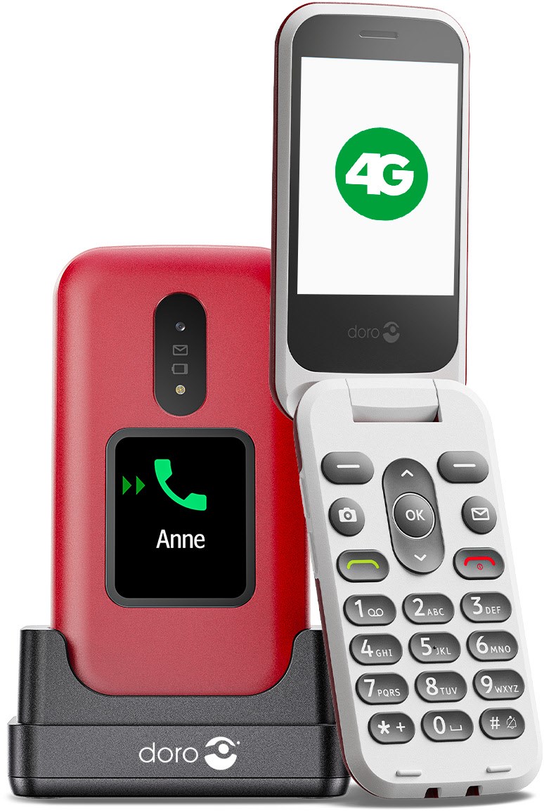 2880 Seniorenhandy rot/weiß 2880 Seniorenhandy rot/weiß von Doro