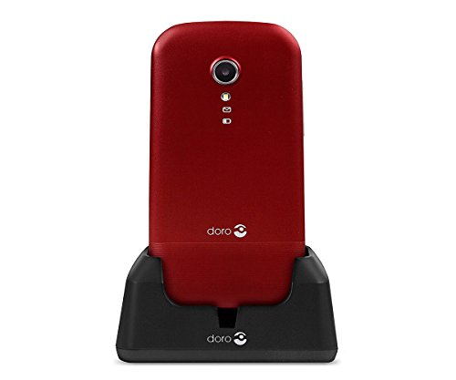 Doro 2404 - Mobile Phone rot/Weiß von Doro