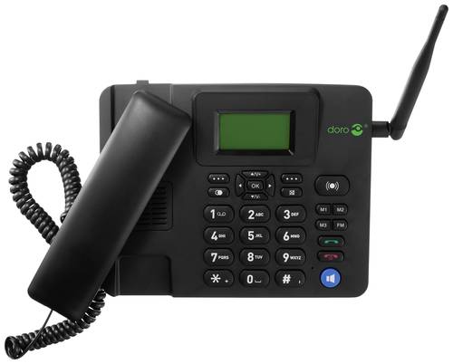 Doro 4100H Desktop-Mobiltelefon Schwarz von Doro