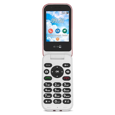 Doro 7030 Mobiltelefon rot-weiß von Doro