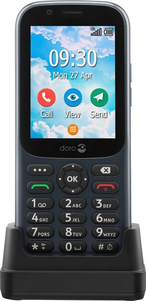 Doro 730X Smartphone (7,11 cm/2,8 Zoll, 1,3 GB Speicherplatz, 3 MP Kamera) von Doro