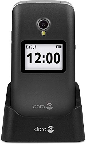 Doro 7402 "2424" Easy Handy Clamshell Telefono Cellulare Graphite/Weiß von Doro