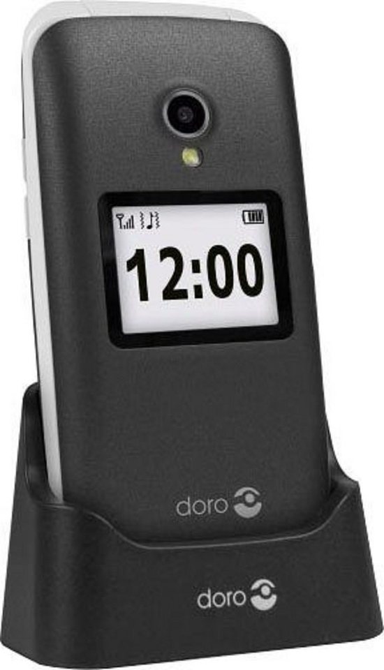 Doro DORO Handy 2424 Klapphandy Seniorenhandy Klapphandy (6,10 cm/2,4 Zoll, 3 MP MP Kamera) von Doro