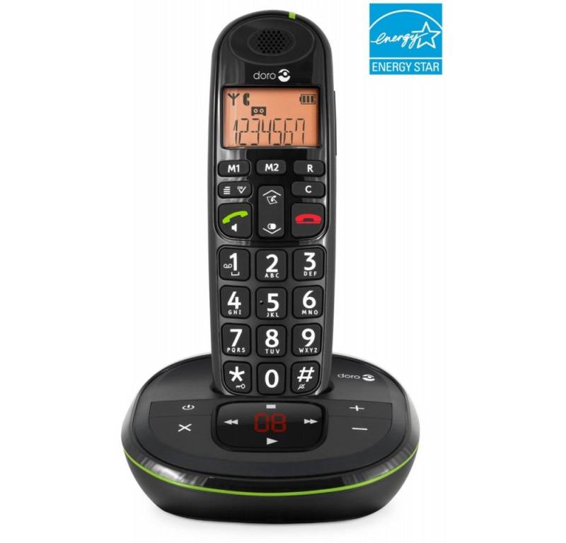 Doro Doro PhoneEasy 105 WR Schnurlostelefon für Senioren. Schnurloses Mobilteil (Digital-DECT/GAP Standard) von Doro