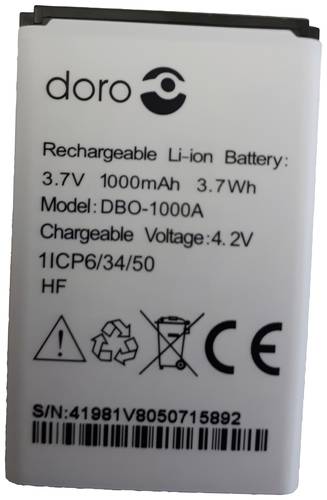 Doro Handy-Akku 1370, 1372, 2404 1000 mAh von Doro