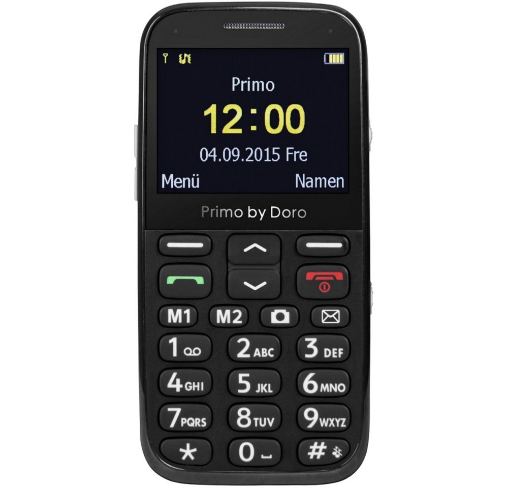 Doro Primo 366 - Seniorenhandy - schwarz Seniorenhandy (2,3 Zoll) von Doro