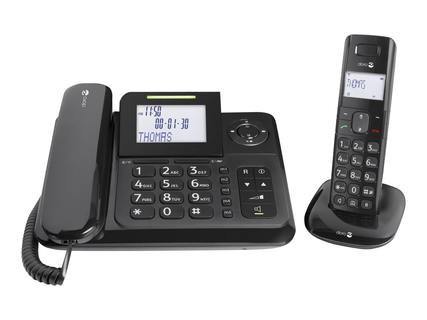 Doro doro Comfort 4005 Combo schwarz schnurg.Tel/Grosst./DECT/AB Festnetztelefon Doro doro Comfort 4005 Combo schwarz schnurg.Tel/Grosst./DECT/AB Festnetztelefon von Doro