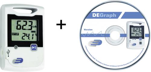 Dostmann electronic Multi-Datenlogger LOG20 Set Messgröße Temperatur, Luftfeuchtigkeit von Dostmann electronic