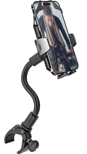 Dosvsi Handyhalterung Indoor Fahrrad Schwanenhals, Lenker Handyhalter für Heimtrainer/Laufband/Spin Bike, Stationär Fahrrad Clip für iPhone 15 14 Pro Max Mini, Galaxy S/A, Z Flip, 4-7" Telefone Dosvsi Handyhalterung Indoor Fahrrad Schwanenhals, Lenker Handyhalter für Heimtrainer/Laufband/Spin Bike, Stationär Fahrrad Clip für iPhone 15 14 Pro Max Mini, Galaxy S/A, Z Flip, 4-7" Telefone von Dosvsi