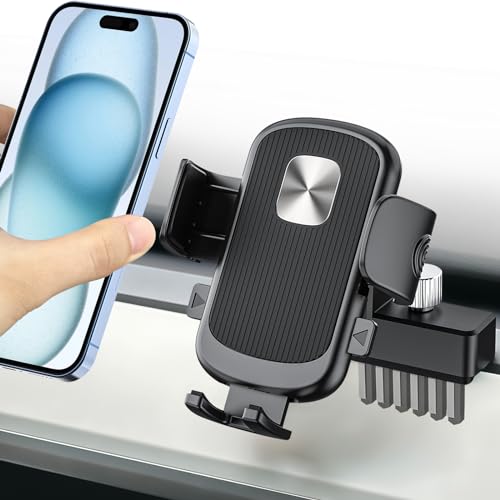 Dosvsi Handyhalterung für Tesla, [Stabil Six Haken-Design] Lüftung Handyhalter für Model 3 Model Y, Tesla Lüftungsschlitze Telefonhalter für iPhone 15/14/13/12/11 Pro Max, Galaxy S/A, 4-7" Telefone von Dosvsi