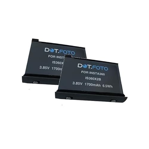 2 x Dot.Foto CINOSBT/A Premium 3.85v / 1700mAh Akku für Insta360 ONE X2 2 x Dot.Foto CINOSBT/A Premium 3.85v / 1700mAh Akku für Insta360 ONE X2 von Dot.Foto