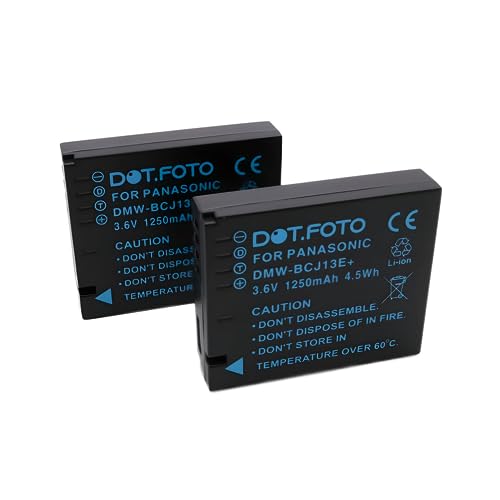 2 x Dot.Foto DMW-BCJ13, DMW-BCJ13E Premium 3.6v / 1250mAh Akku für Panasonic Lumix DMC-LX5, DMC-LX7 2 x Dot.Foto DMW-BCJ13, DMW-BCJ13E Premium 3.6v / 1250mAh Akku für Panasonic Lumix DMC-LX5, DMC-LX7 von Dot.Foto