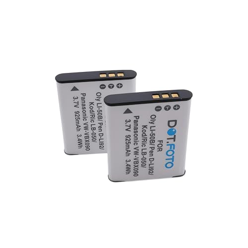 2 x Dot.Foto LB-050 Premium 3.7v / 925mAh Akku für Ricoh HZ15 2 x Dot.Foto LB-050 Premium 3.7v / 925mAh Akku für Ricoh HZ15 von Dot.Foto