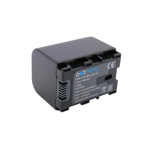 Dot.Foto BN-VG121 Premium 3.6v / 2100mAh Akku für JVC GZ-E307, GZ-EX210, GZ-EX215, GZ-EX245, GZ-EX250, GZ-EX255, GZ-EX275, GZ-EX315, GZ-EX515, GZ-GX1 von Dot.Foto
