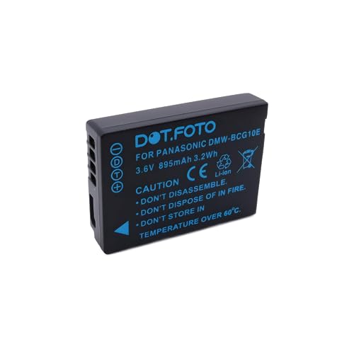 Dot.Foto DMW-BCG10, DMW-BCG10E Premium 3.6v / 895mAh Akku für Panasonic Lumix DMC-TZ6 TZ7 TZ8 TZ9 TZ10 TZ20 TZ30 TZ35 TZ65 Dot.Foto DMW-BCG10, DMW-BCG10E Premium 3.6v / 895mAh Akku für Panasonic Lumix DMC-TZ6 TZ7 TZ8 TZ9 TZ10 TZ20 TZ30 TZ35 TZ65 von Dot.Foto