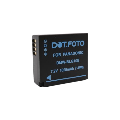 Dot.Foto DMW-BLE9, DMW-BLE9E, DMW-BLG10, DMW-BLG10E Premium 7.2v / 1025mAh Akku für Panasonic von Dot.Foto